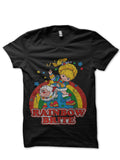 Rainbow Distressed Brite Black T-Shirt Hoodie, Sweatshirt | CoreVibeTees.com