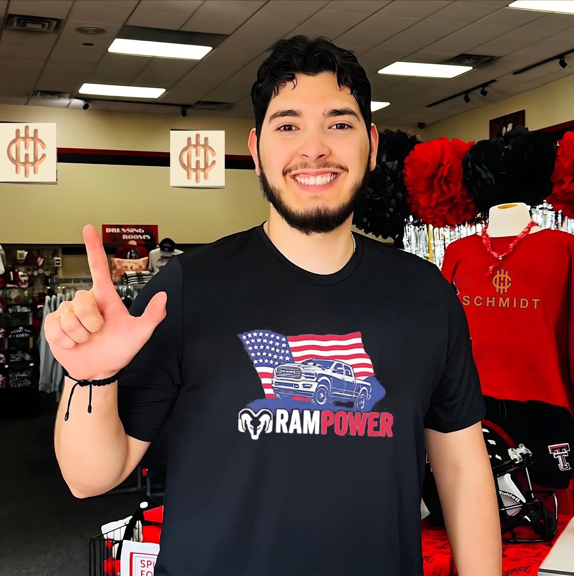 Ram Power Patriotic Truck Shirt