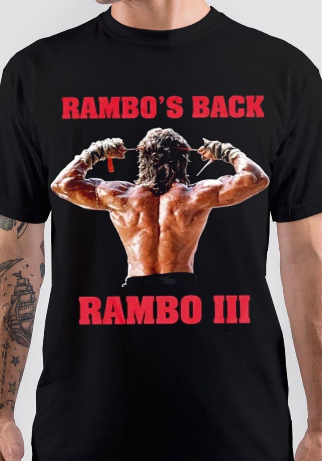 Rambo III T-Shirt Hoodie, Sweatshirt | CoreVibeTees.com