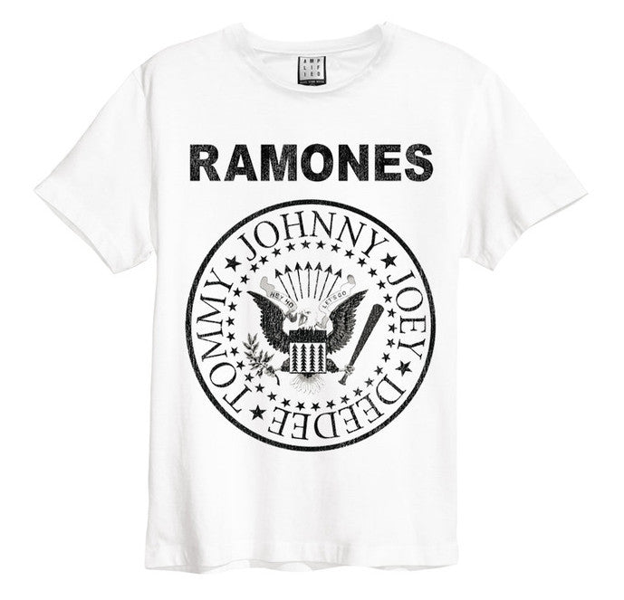 Ramones T-shirt - Logo, White Hoodie, Sweatshirt | CoreVibeTees.com (Image 2)