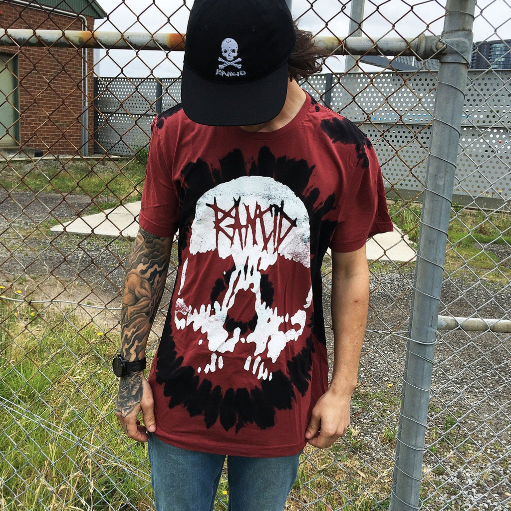 Distressed Skull T-Shirt (Blood Dye) Hoodie, Sweatshirt | CoreVibeTees.com (Image 2)
