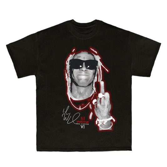 Rapper Weezy Music Shirt, Middle Finger Shirt, Streetwear Casual Shirt, Gift For Friends