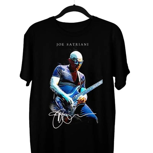 Rare Joe Satriani Signature Gift For Fan Black All Size T-Shirt