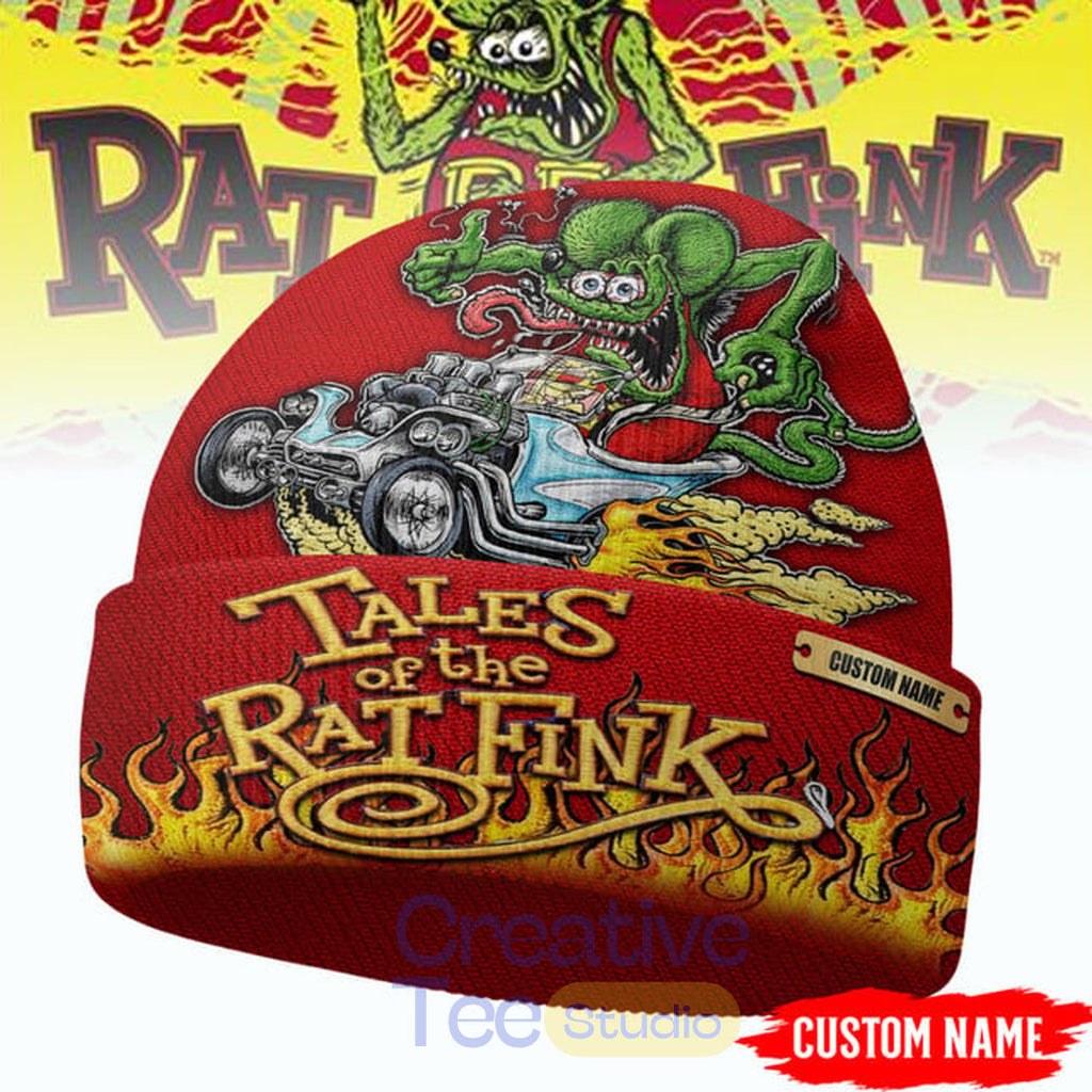 Rat Fink “Wild Child!!” Custom Beanie Hat