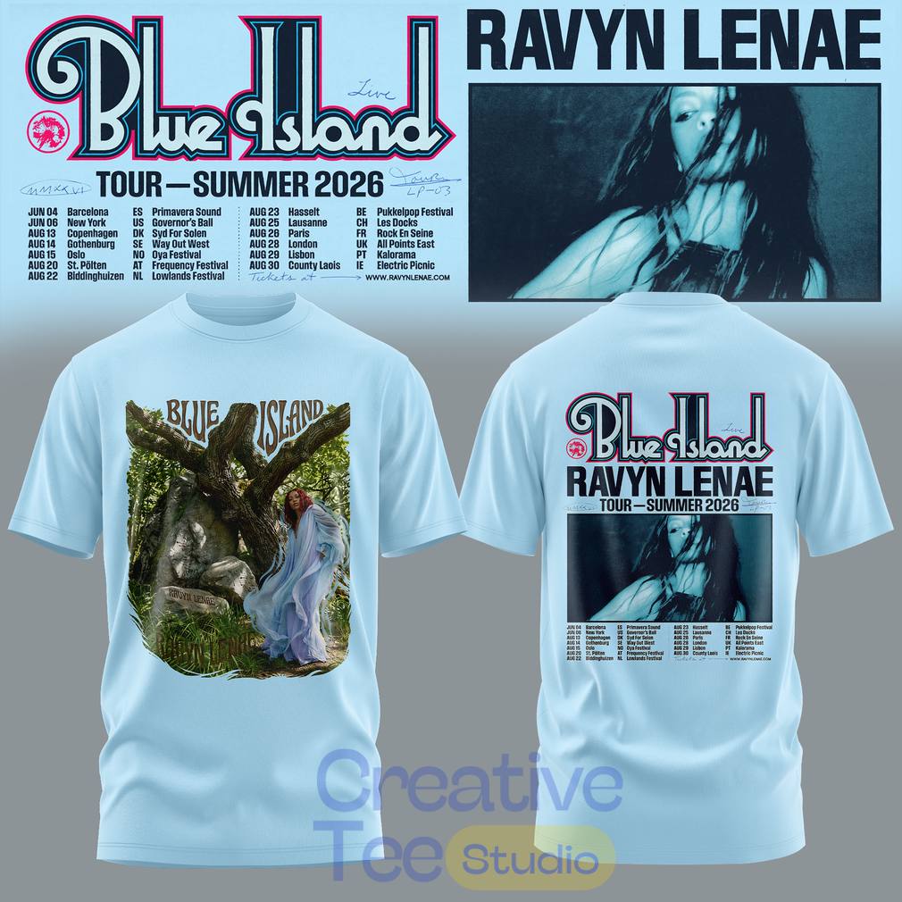 Ravyn Lenae “Blue Island” Tour 2026 T-Shirt