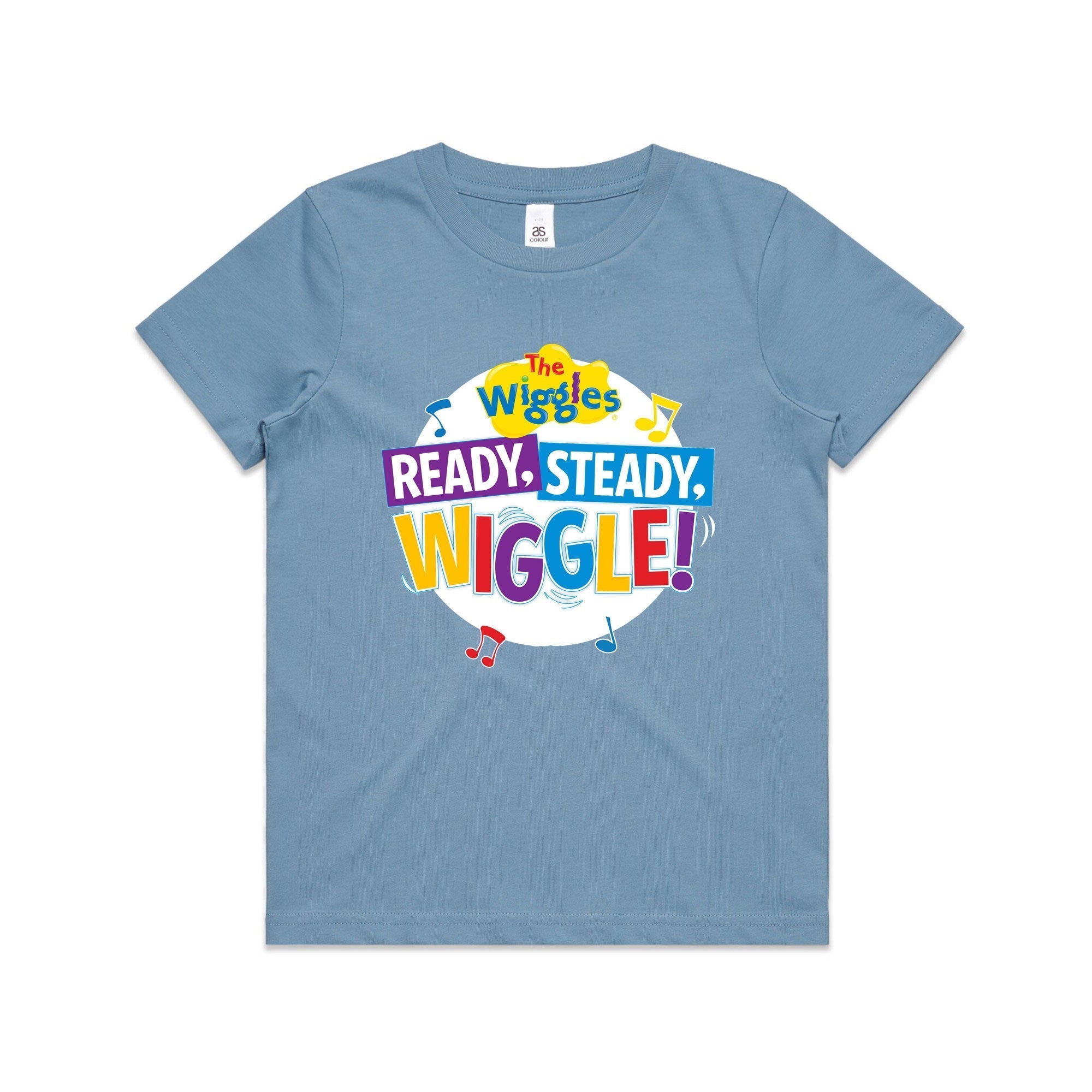 Ready, Steady, Wiggle! Kids T-Shirt (Blue) Hoodie, Sweatshirt | CoreVibeTees.com