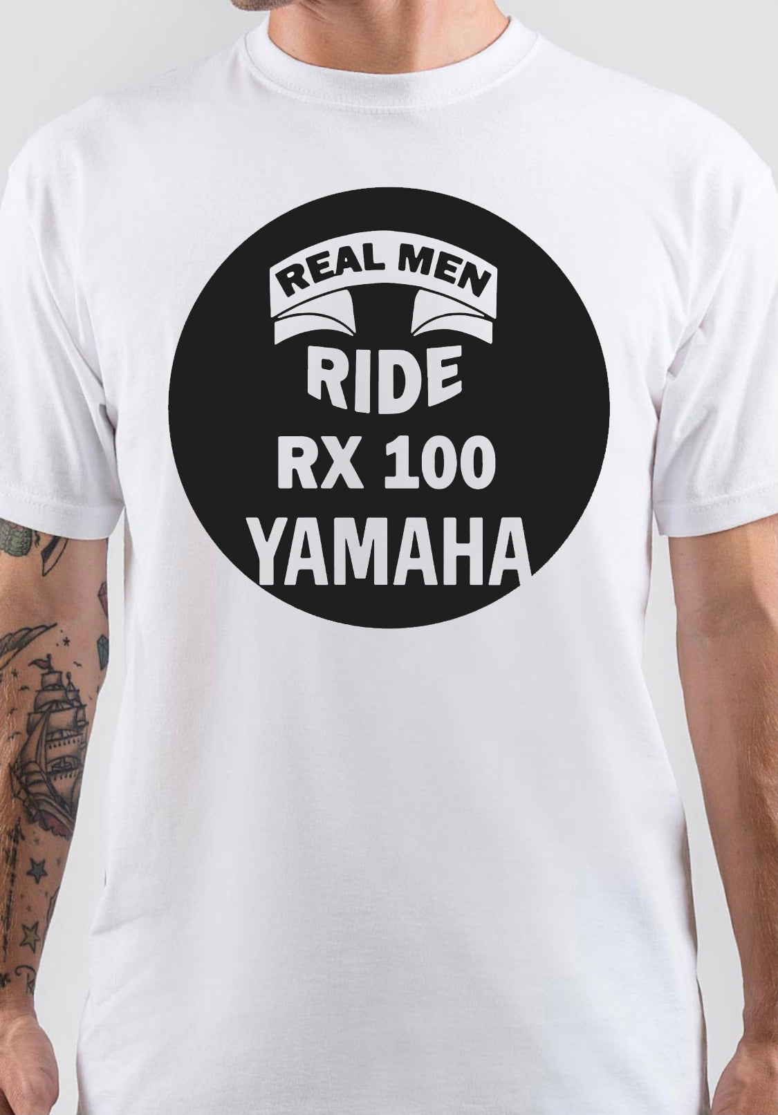 Real Men Ride Yamaha RX 100 T-Shirt Hoodie, Sweatshirt | CoreVibeTees.com