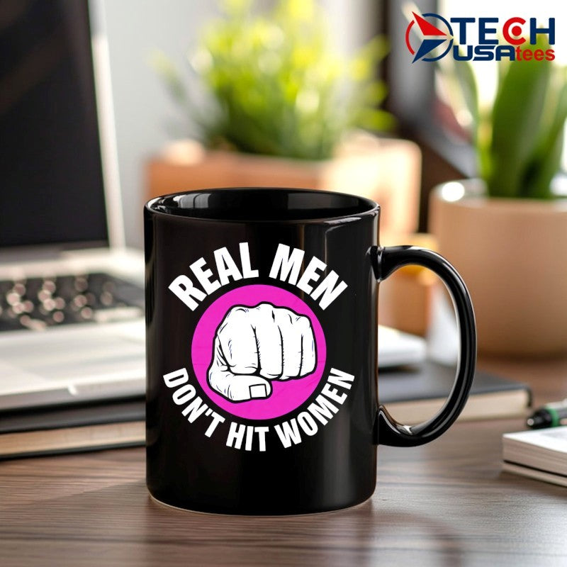 Real men don’t hit women shirt