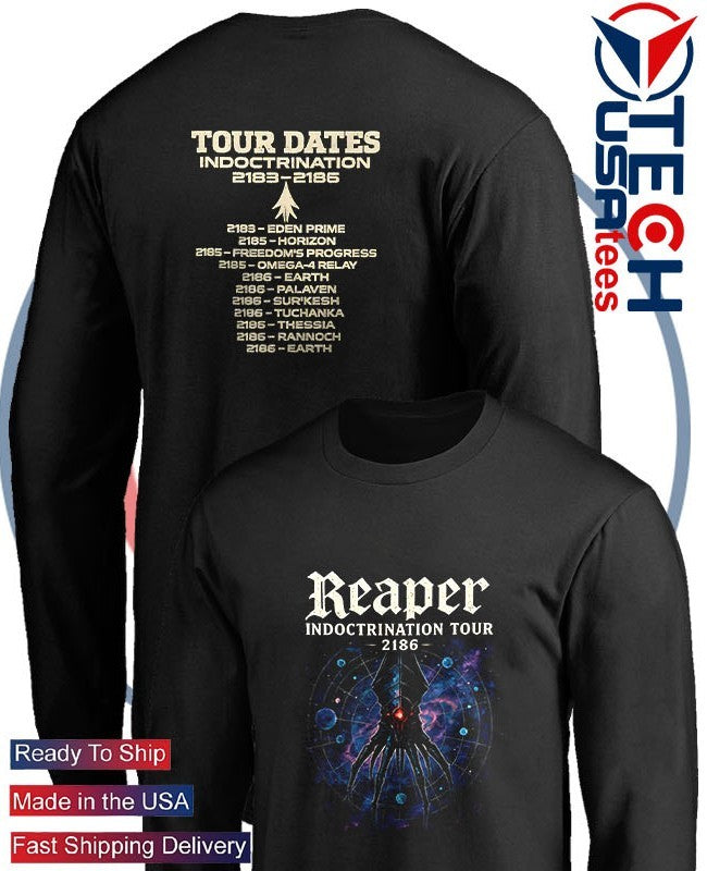 Reaper Indoctrination Tour 2186 galaxy shirt