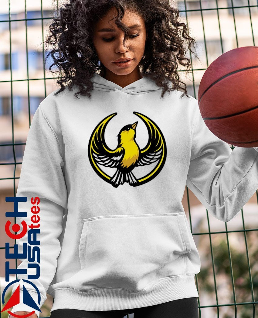 Rebel Goldfinch Alliance logo shirt