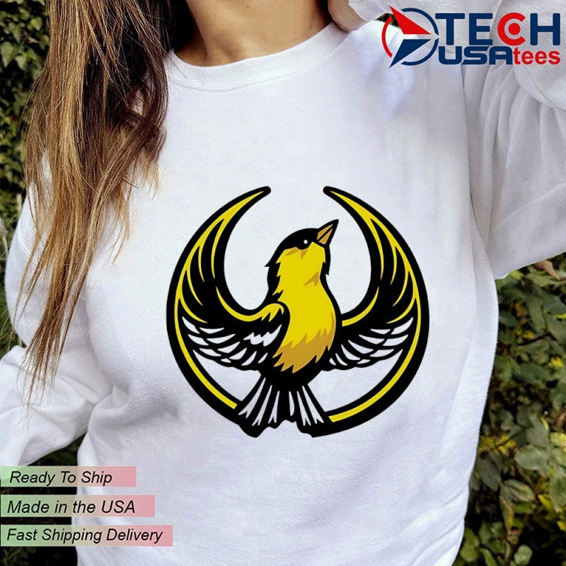 Rebel Goldfinch Alliance logo shirt