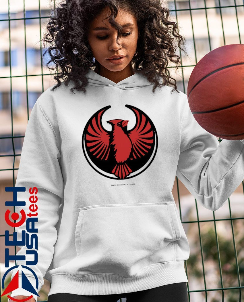 Rebel Northern Cardinal Alliance logo shirt