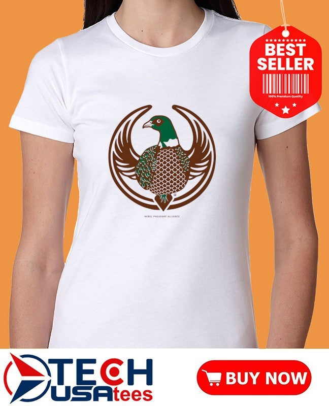 Rebel Pheasant Alliance logo shirt