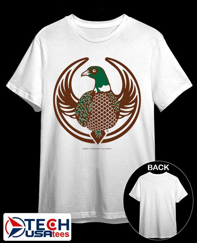 Rebel Pheasant Alliance logo shirt