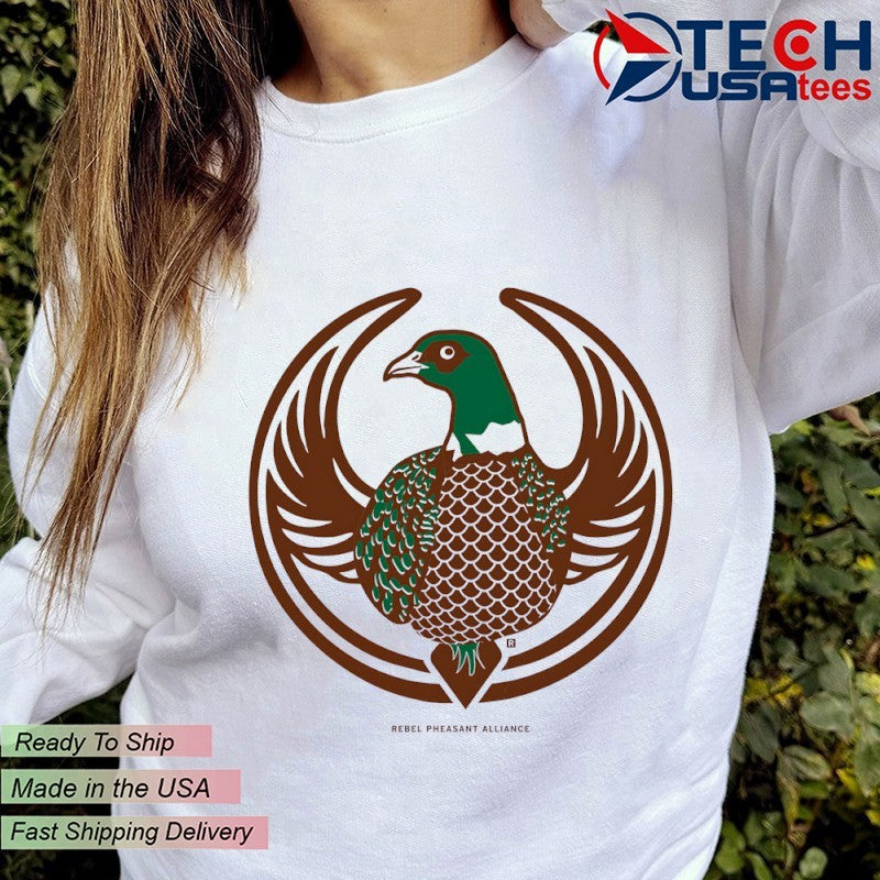 Rebel Pheasant Alliance logo shirt