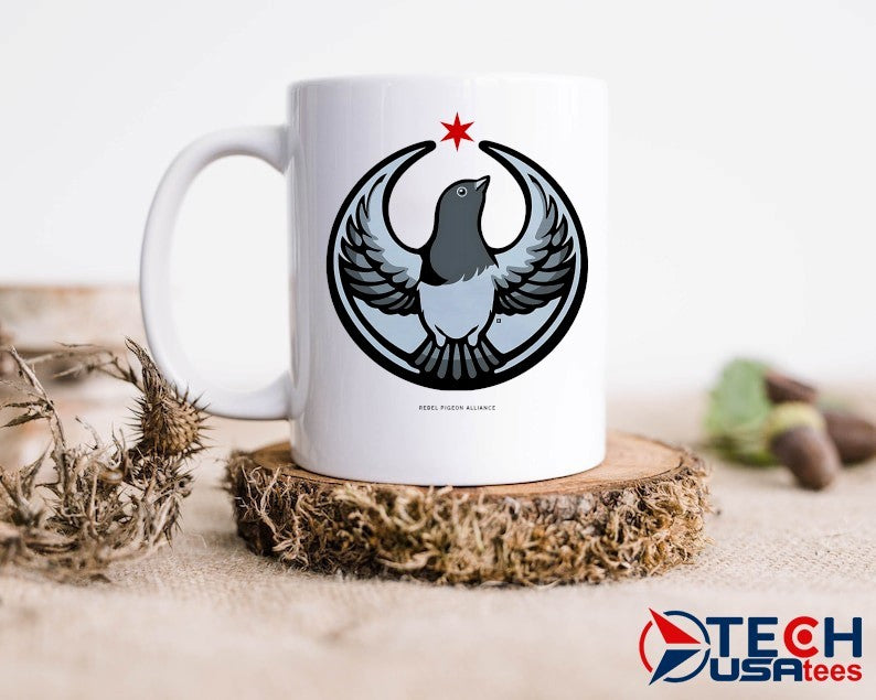 Rebel Pigeon Alliance logo shirt