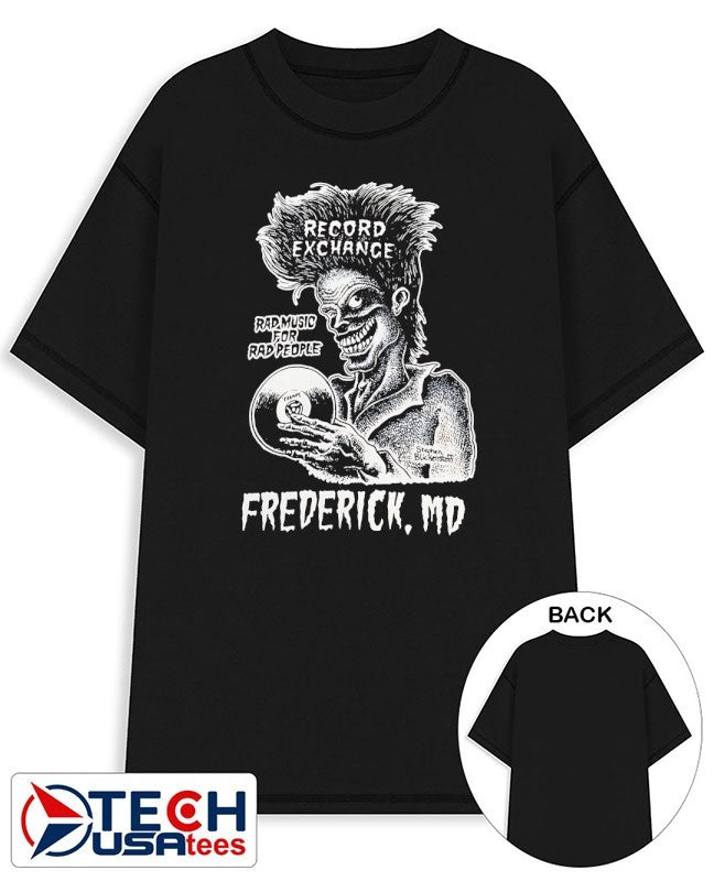Record exchance rad music for rad people Frederick MD shirt