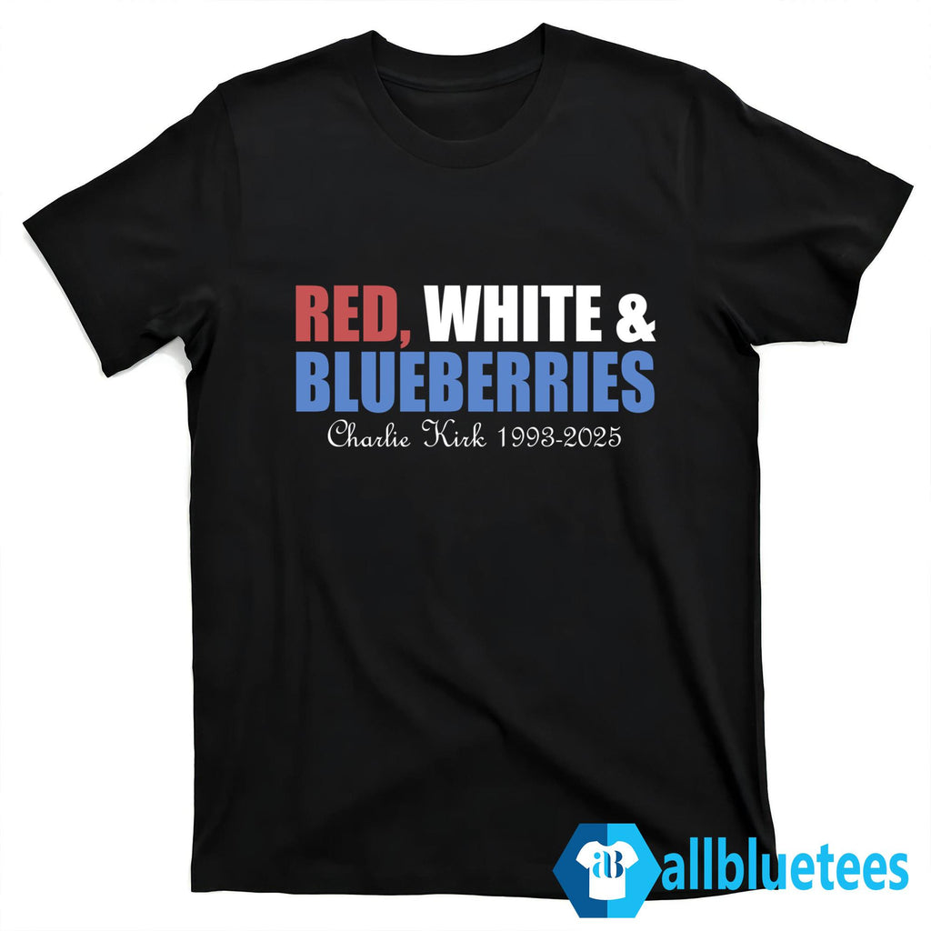 Red White & Blueberries Charlie Kirk Shirt