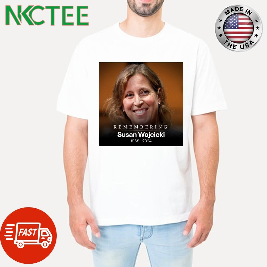 Remembering Susan Wojcicki 1968 2024 shirt