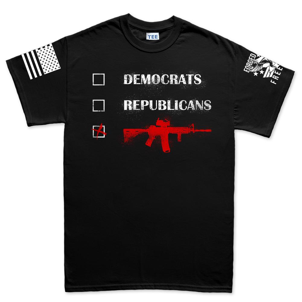 Republicans Democrats AR15 Men's T-shirt Style001 Hoodie, Sweatshirt | CoreVibeTees.com (Image 1)
