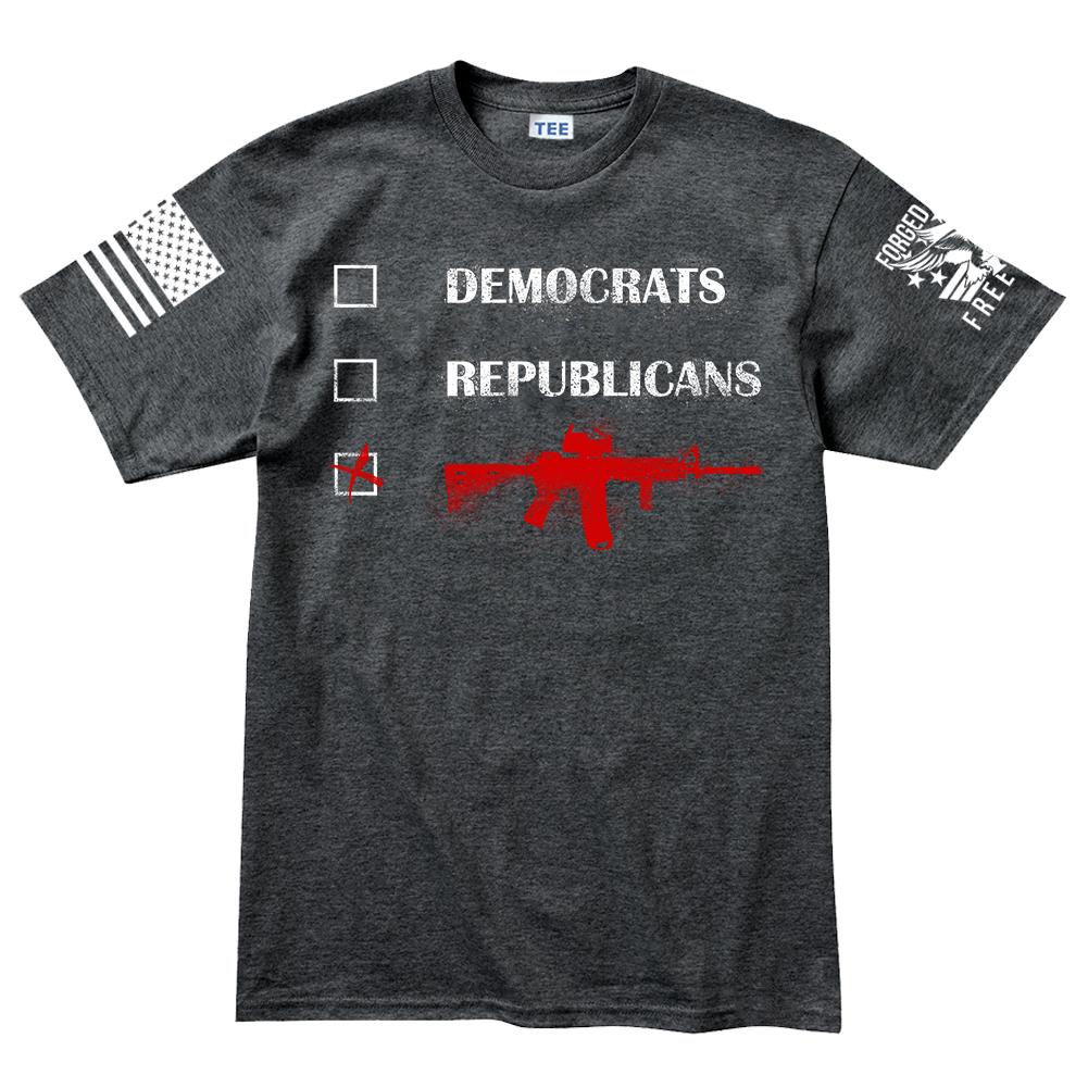 Republicans Democrats AR15 Men's T-shirt Style001 Hoodie, Sweatshirt | CoreVibeTees.com (Image 3)