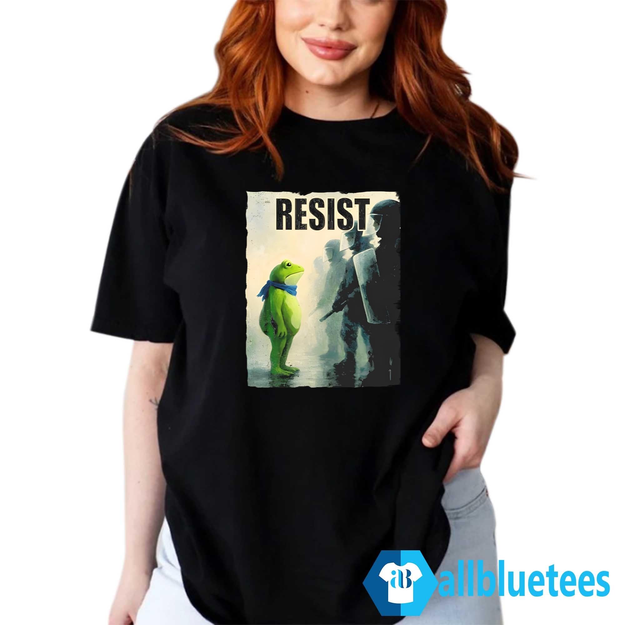 Resist Portland Frog Protest Funny Frog Shirt