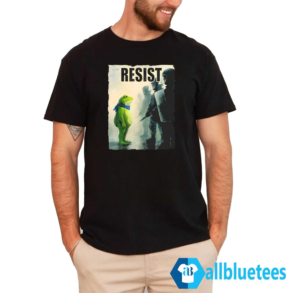 Resist Portland Frog Protest Funny Frog Shirt