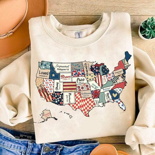 Retro America Usa Map Shirt God Say You Are T Shirt Bible Verse Design 4th Of July Shirt Usa Flag American Girl American 1776 Shirt  T-shirt, sweater and Hoodie