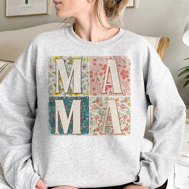 Retro Boho Mama shirt, Boho mama sublimation, Mama shirt, Mother's Day shirt
