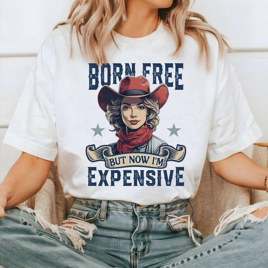 Retro Born Free But Now I'm Expensive Shirt, 4th of July Shirt, Fourth of July, Independence Day, Patriotic Shirt, Memorial Day Shirt