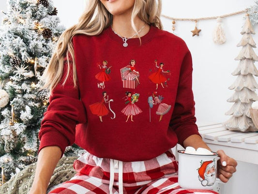 Retro Christmas Sweatshirt, Merry Christmas Sweatshirt, Retro Christmas, Vintage Holidays, Holiday Sweatshirt, Gift for Her, Winter Shirt