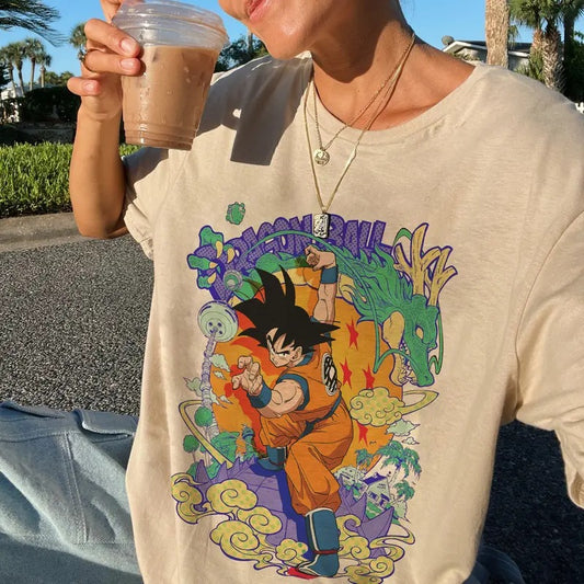 Retro Dragon Ball Tshirt, Anime Tshirt, Dragon Ball Tshirt A1