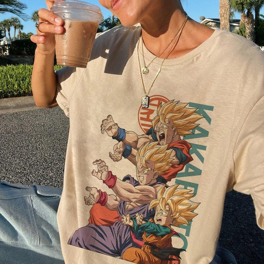 Retro Dragon Ball Tshirt, Anime Tshirt, Dragon Ball Tshirt