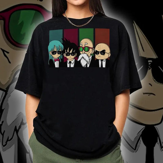 Retro Men In Black Parody Dragon Ball Tshirt, Anime Tshirt Sweatshirt, Hoodie, Comfort Colors