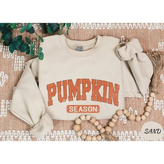 Retro Pumpkin Season Sweatshirt - Thanksgiving Gift Fall Gifts - Autumn Sweatshirt - Cute Fall Sweatshirt - Halloween Sweatshirts For Women  T-shirt, sweater and Hoodie