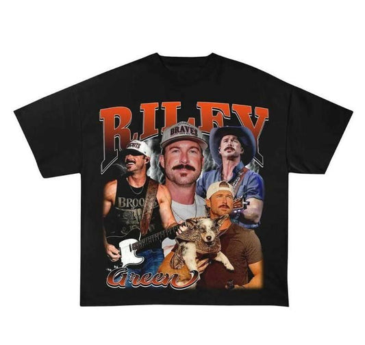 Retro Riley Greenn Shirt Vintage Bootleg Graphic Tee, Riley Greene shirts, Gift for her, country Music Shirt, Riley Greene photo tee