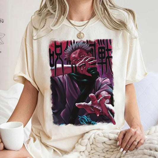 Retro Ryomen Sukuna Sweatshirt, Manga Jujutsu Kaisen Shirt, Sukuna Hoodie, Anime Manga Graphic Shirt, Japanese Anime Tshirt, Anime Graphic Shirt, Gift for Anime Manga Fan Sweatshirt, Hoodie, Comfort Colors
