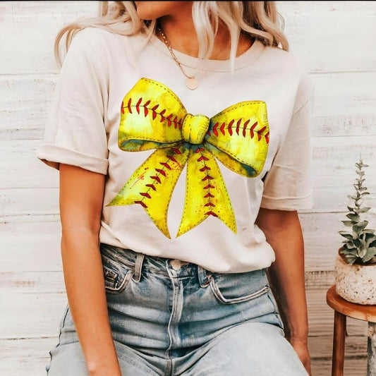 Retro Softball Bow Tshirt, Coquette Bow Softball Tshirt, Mama mom, Softball T Shirt