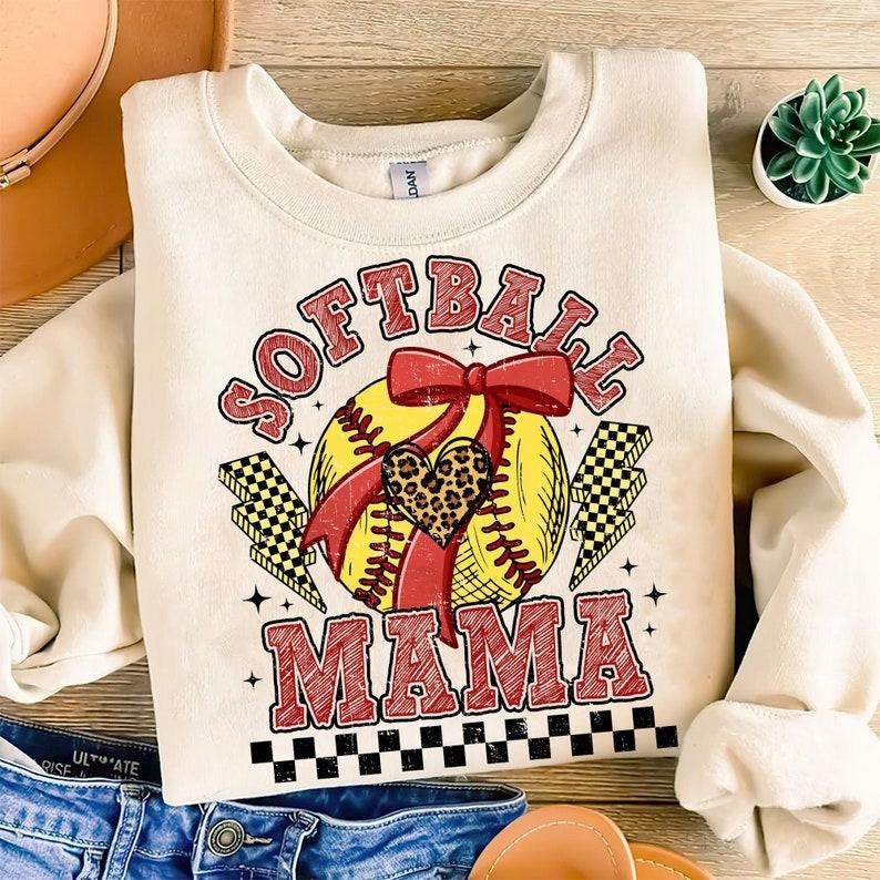 Retro Softball Sweatshirt At The Ballpark Game Day Softball Funny Softball Mom Coquette