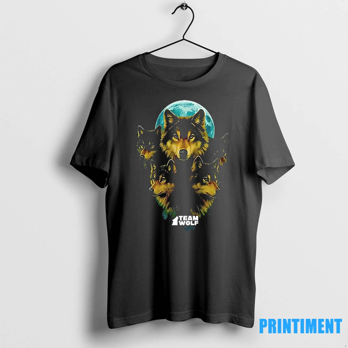 Retro Team Wolf Moon Tshirts Sweater