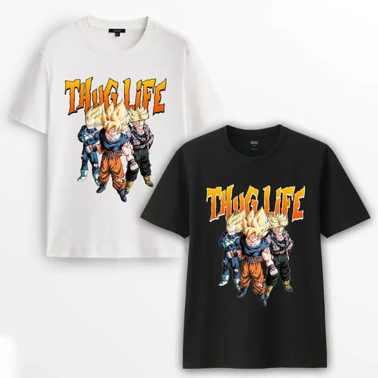 Retro Thug Life Dragon Ball Tshirt, Anime Tshirt, Dragon Ball Tshirt A1 Sweatshirt, Hoodie, Comfort Colors