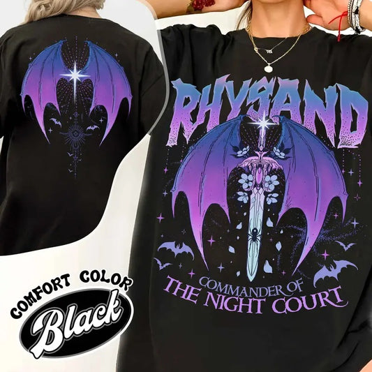 Rhysand Shirt, Velaris City Of Starlight Acotar Shirt, The Night Court Shirt, Court Of Dreams, Rhysand, Booklover Shirt, Acotar Shirt Rhysand