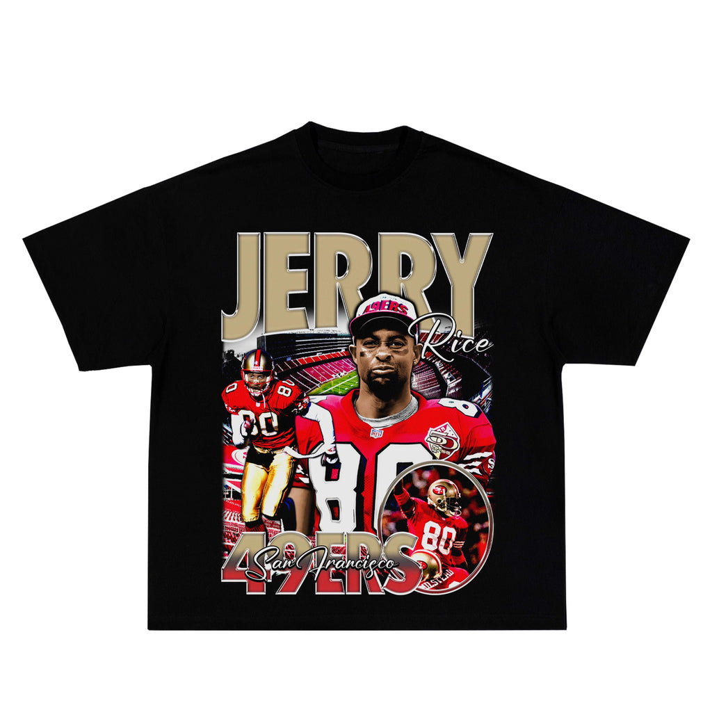 Jerry Rice Tee Hoodie, Sweatshirt | CoreVibeTees.com (Image 2)