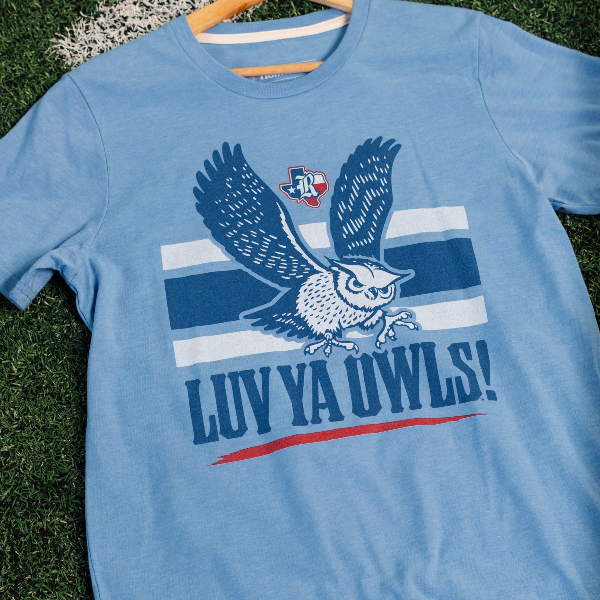 Rice Vintage "Luv Ya Owls!" Football Tee Style001 Hoodie, Sweatshirt | CoreVibeTees.com (Image 2)