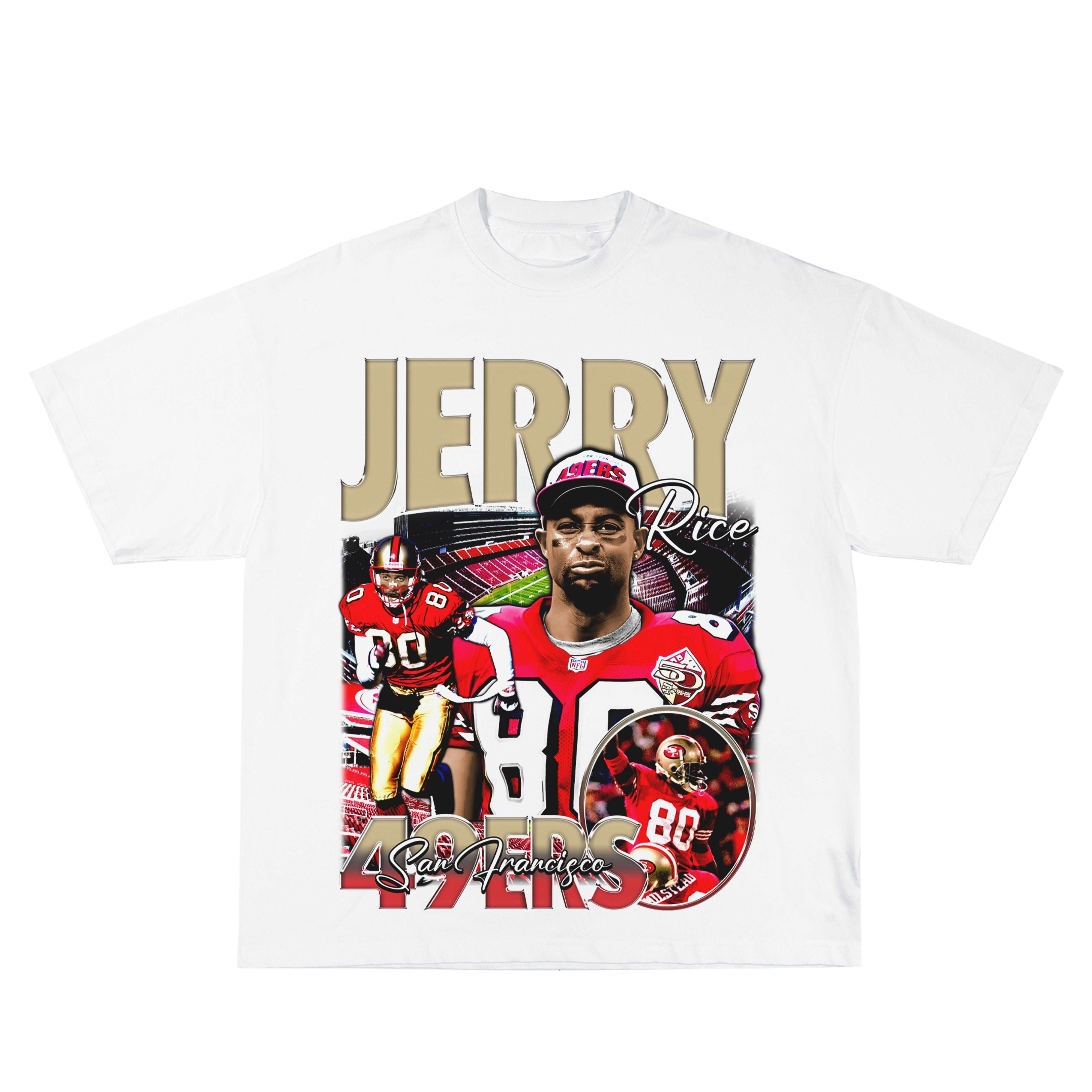 Jerry Rice Tee Hoodie, Sweatshirt | CoreVibeTees.com (Image 3)