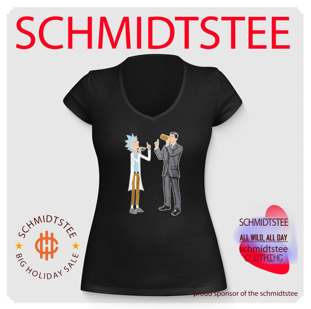 Rick And Archer Drinking Buddies cartoon shirt