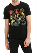 Ride Crash Swear Repeat T-Shirt Hoodie, Sweatshirt | CoreVibeTees.com