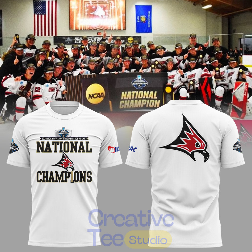 River Falls Falcons 2025 NCAA Division III National Champions T-Shirt