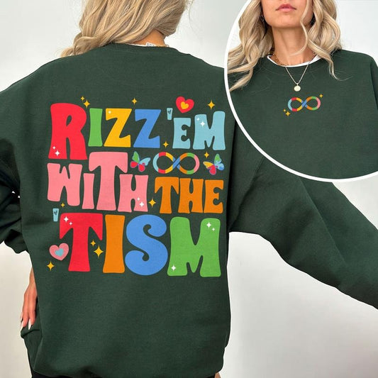 Rizz Em With The Tism Autism Awareness Instant Adhd Autism Mom Support Tee Rizz Em With The Tism