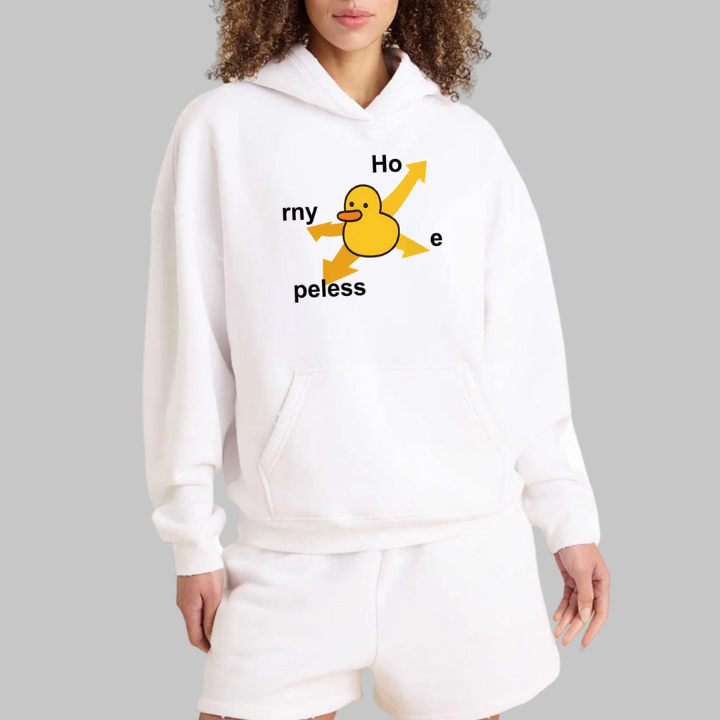 Ho rny Peless Duck In Distress Shirt